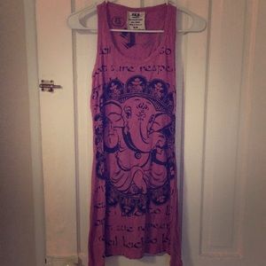 Size Sm ZKB Elephant graphic dress - Light purple